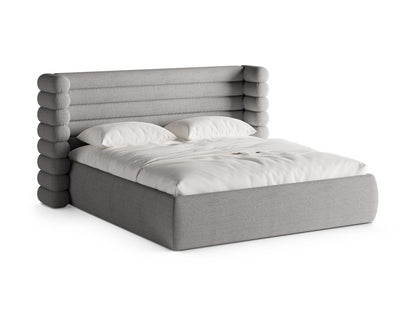 Bett Bouclé Schwarz Mount — Grey