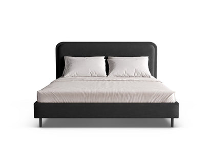 Bett Strukturstoff Auburn Aveline — Black