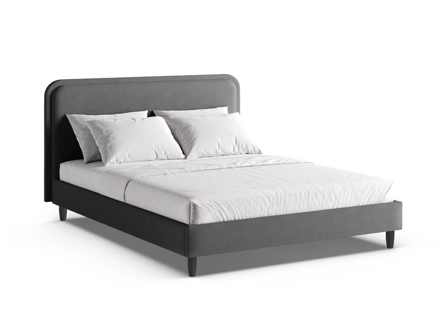 Bett Strukturstoff Auburn Aveline — Navy Blue