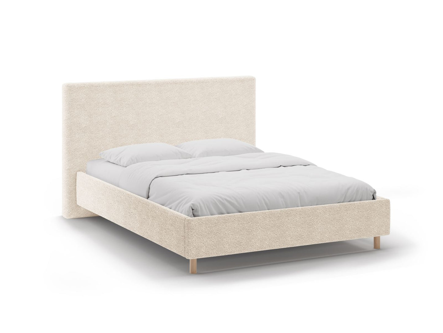 Bett Bouclé Brick Eloise — Light Beige