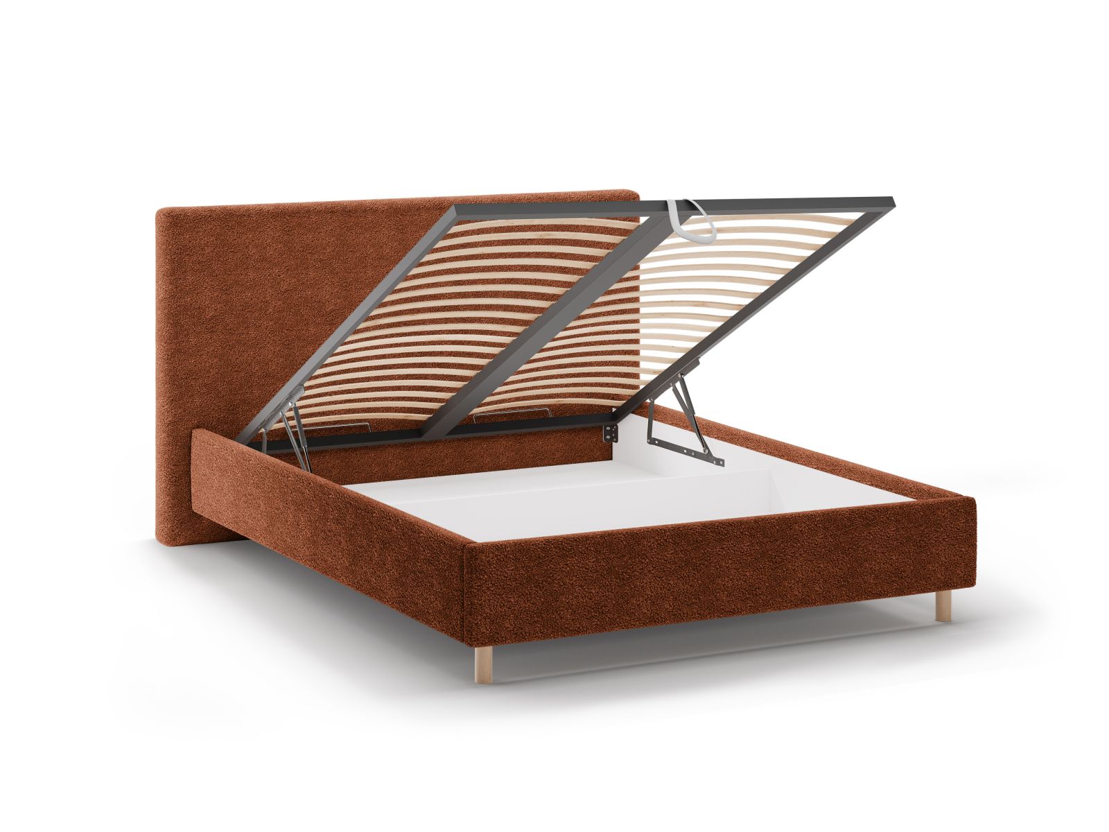Bett Bouclé Brick Eloise — Maße und Details