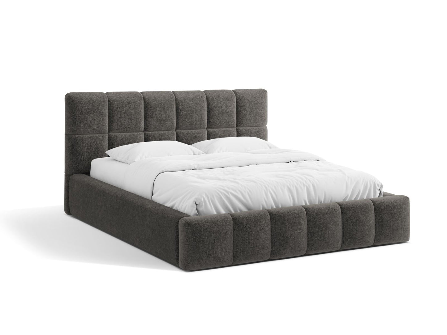 Bett Chenille Anthrazit Bellis — Dark Grey