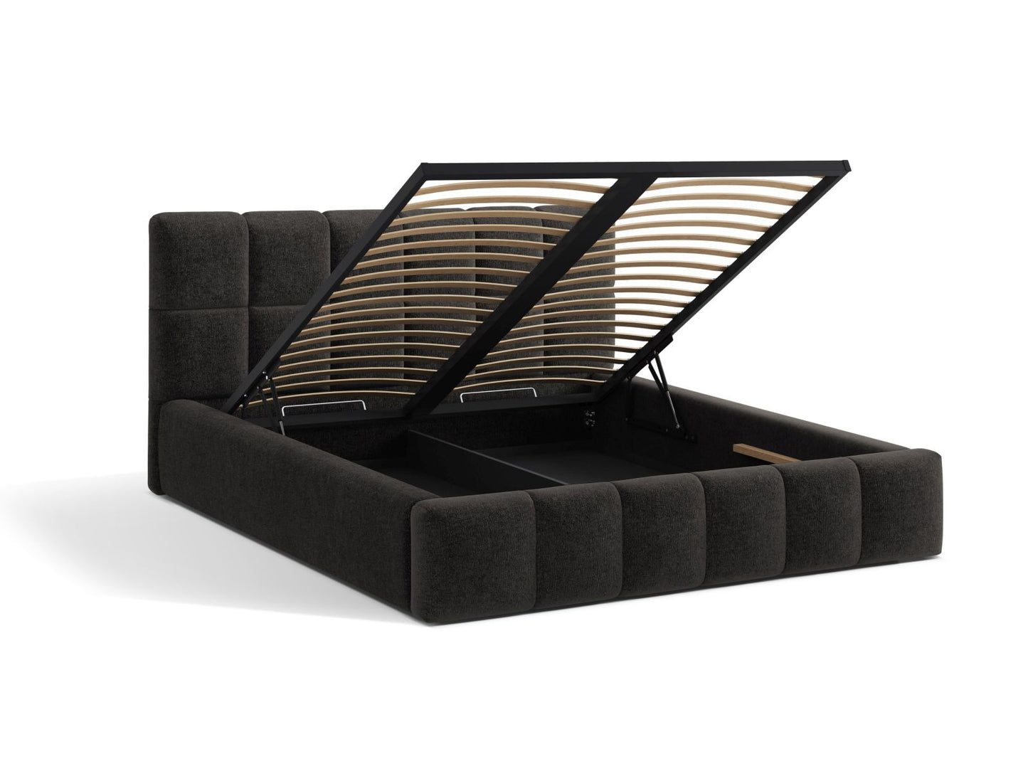 Bett Chenille Anthrazit Bellis — Maße und Details