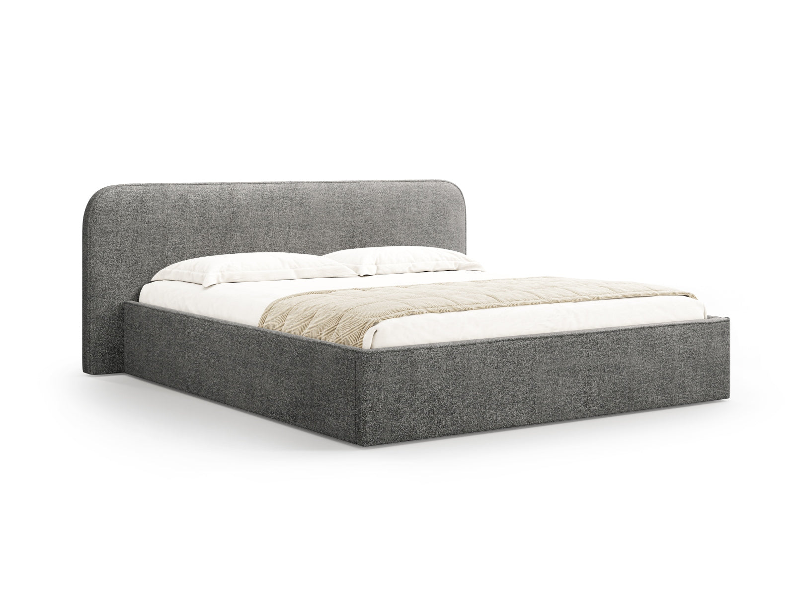 Elizabeth Storage Bed With Headboard — Graphite