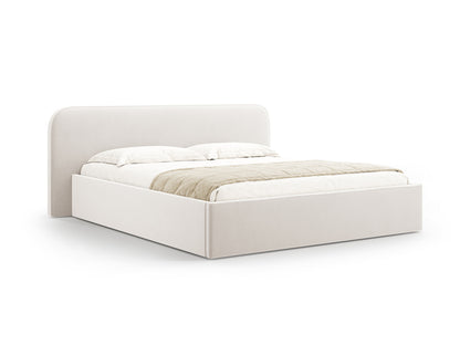 Bett Samt Schwarz Elizabeth — Ivory