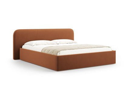 Bett Samt Schwarz Elizabeth — Terracotta