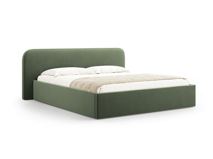 Bett Samt Schwarz Elizabeth — Moss Green