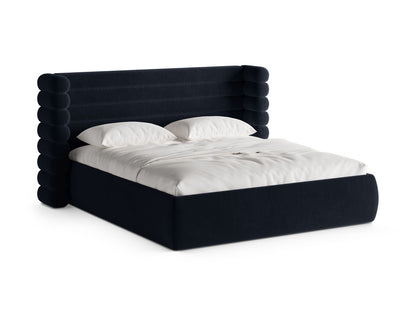 Bett Samt Beige Mount — Royal Blue