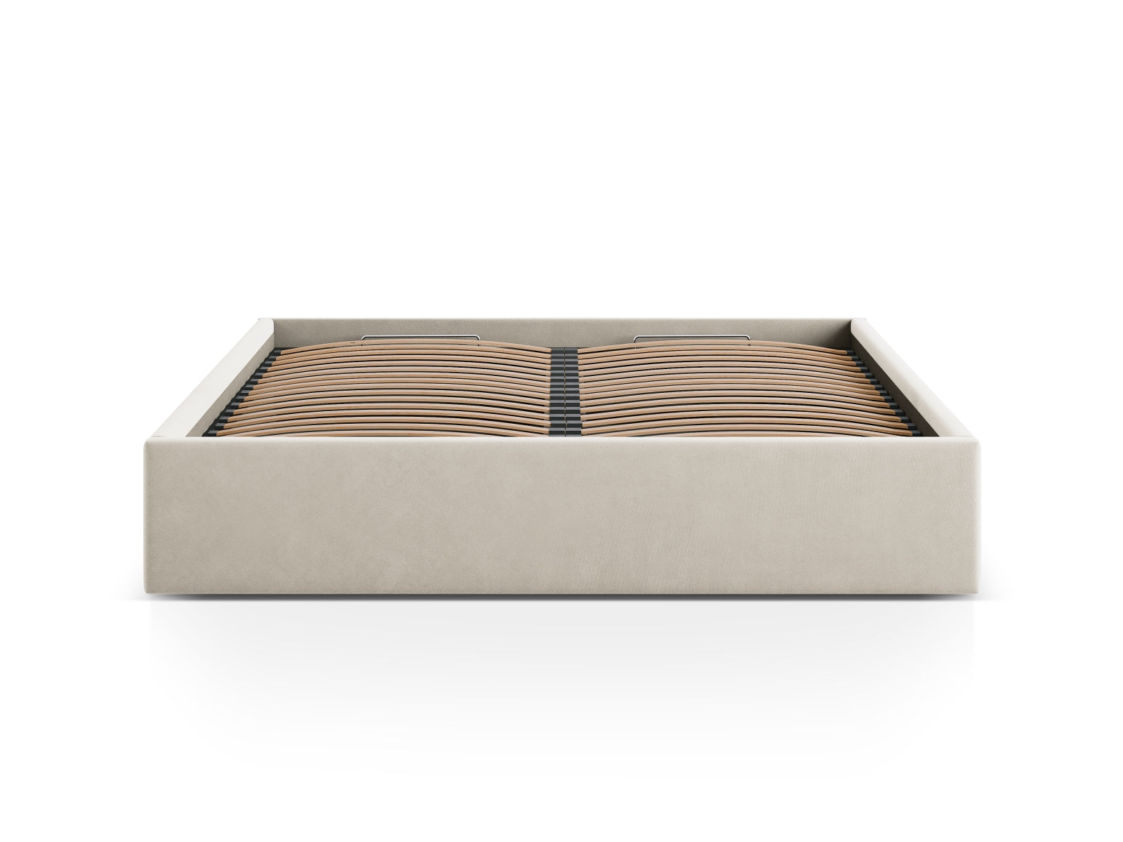 Susan Storage Bed — Dark Beige