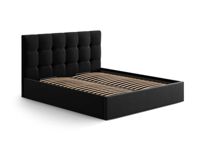 Bett Samt Schwarz Susan — Maße und Details