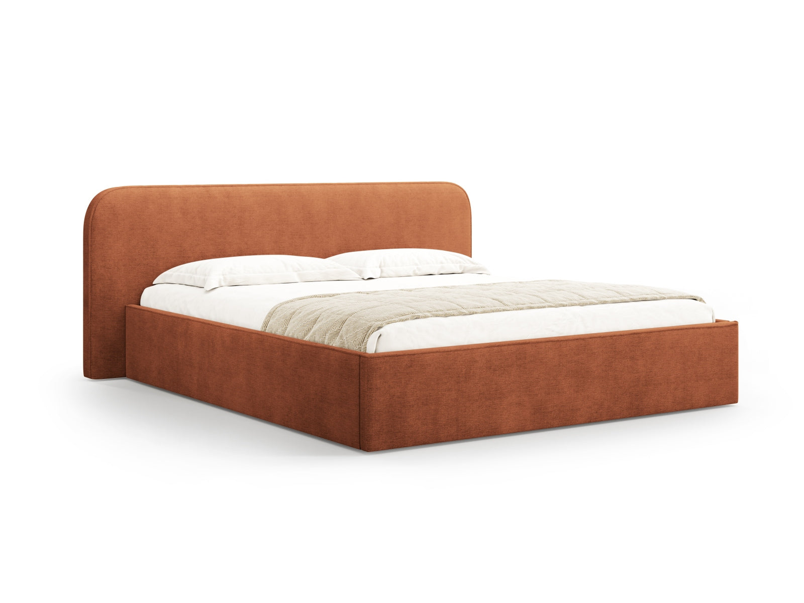 Elizabeth Storage Bed With Headboard — Red