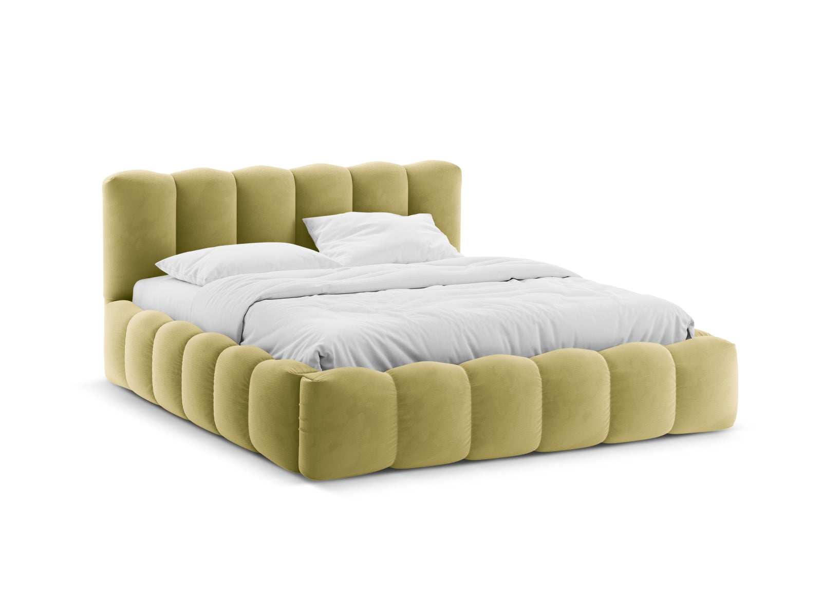 Lupine Storage Bed With Headboard — Mud