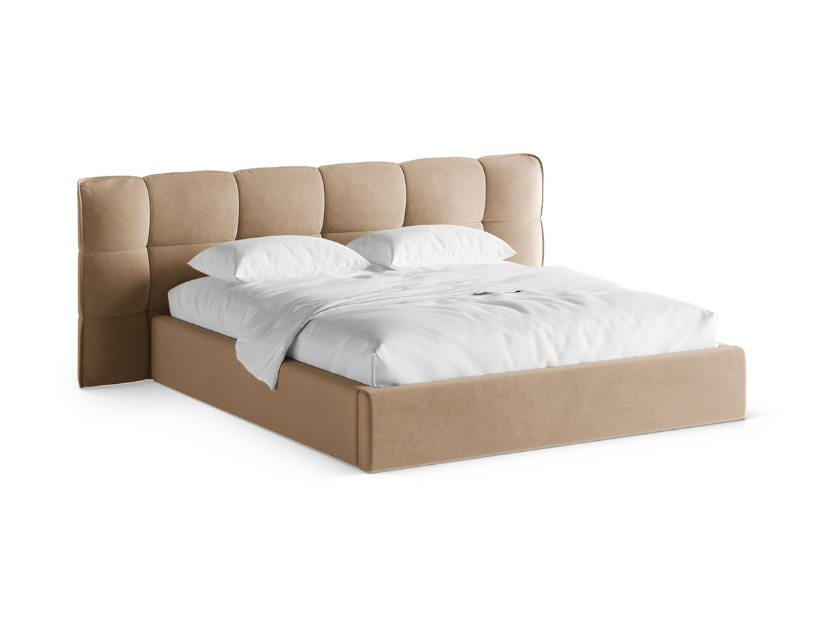 Eric Storage Bed With Headboard — Sand