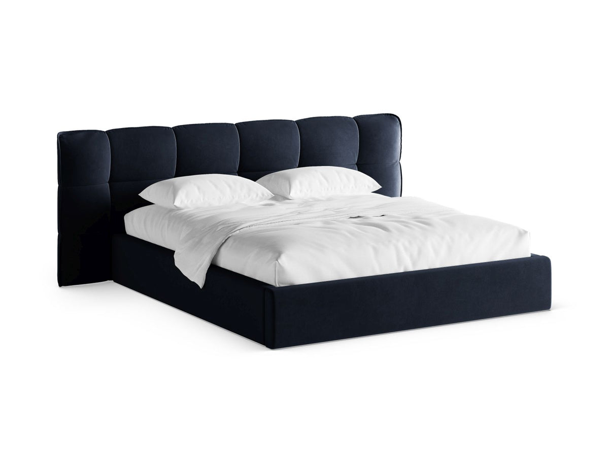 Eric Storage Bed With Headboard — Royal Blue
