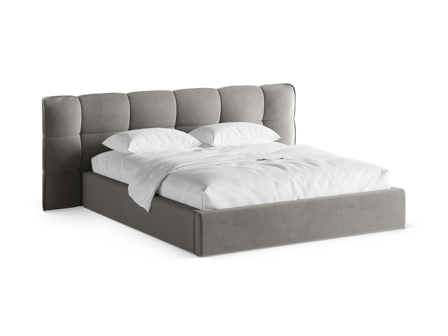 Bett Samt Schwarz Eric — Grey