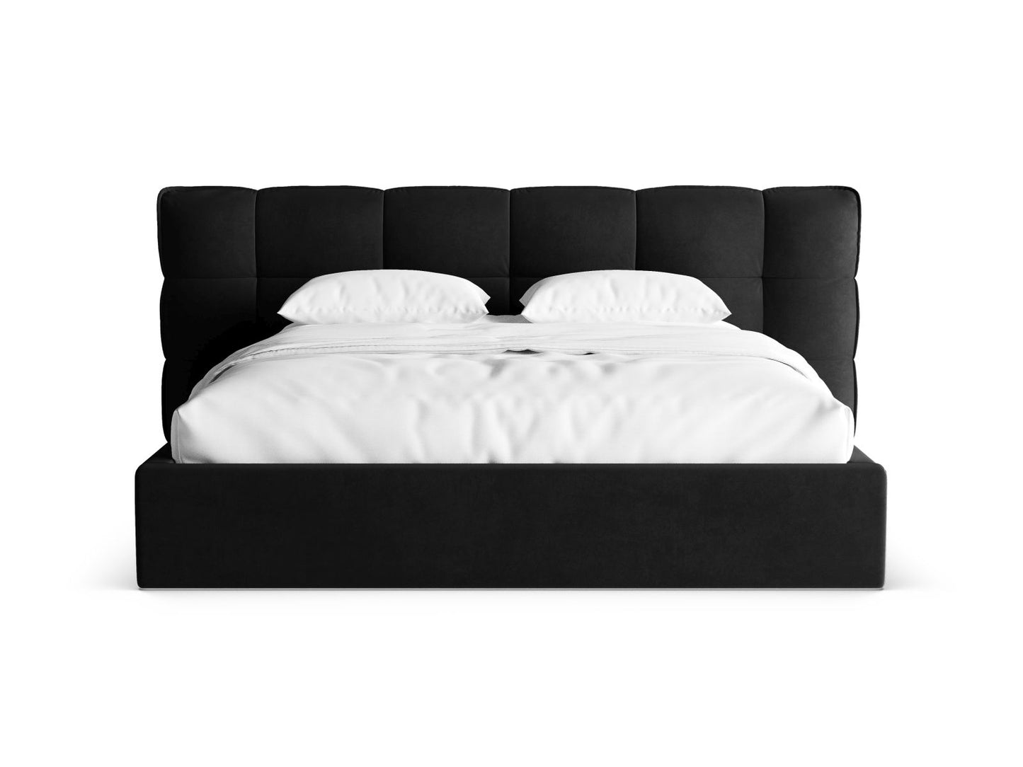 Bett Samt Schwarz Eric — Detailansicht