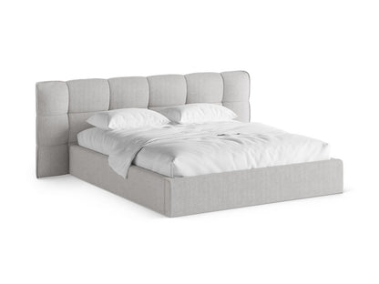 Bett Bouclé Brick Eric — Light Grey