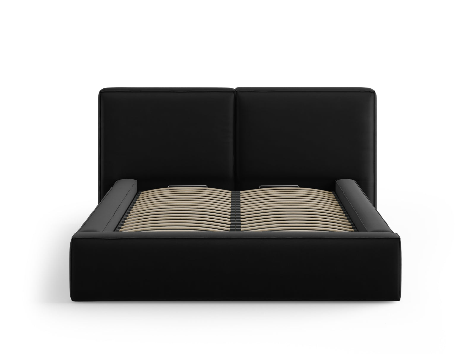 Bett Samt Schwarz Jodie — Detailansicht