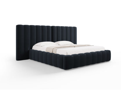 Bett Samt Schwarz Kelp — Dark Blue