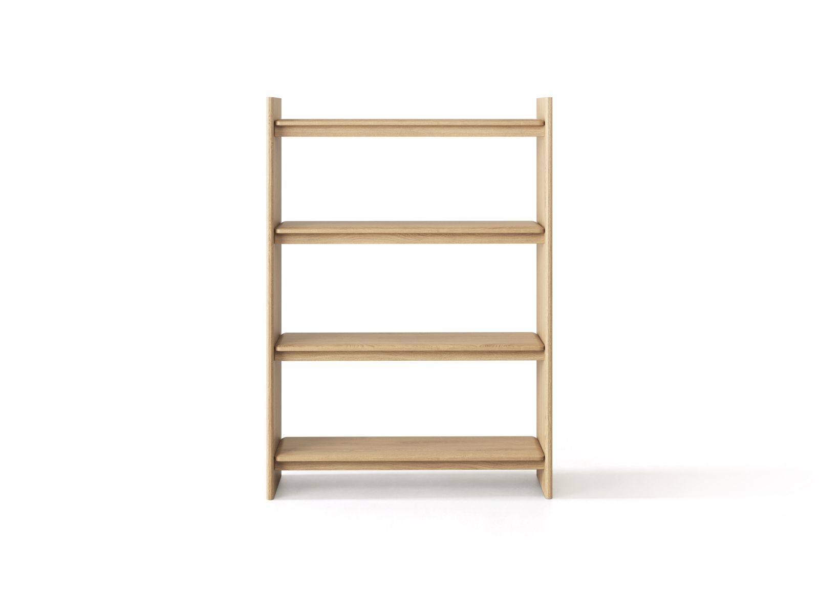 Charlotte Bookcase, 120x40 cm — White Oak