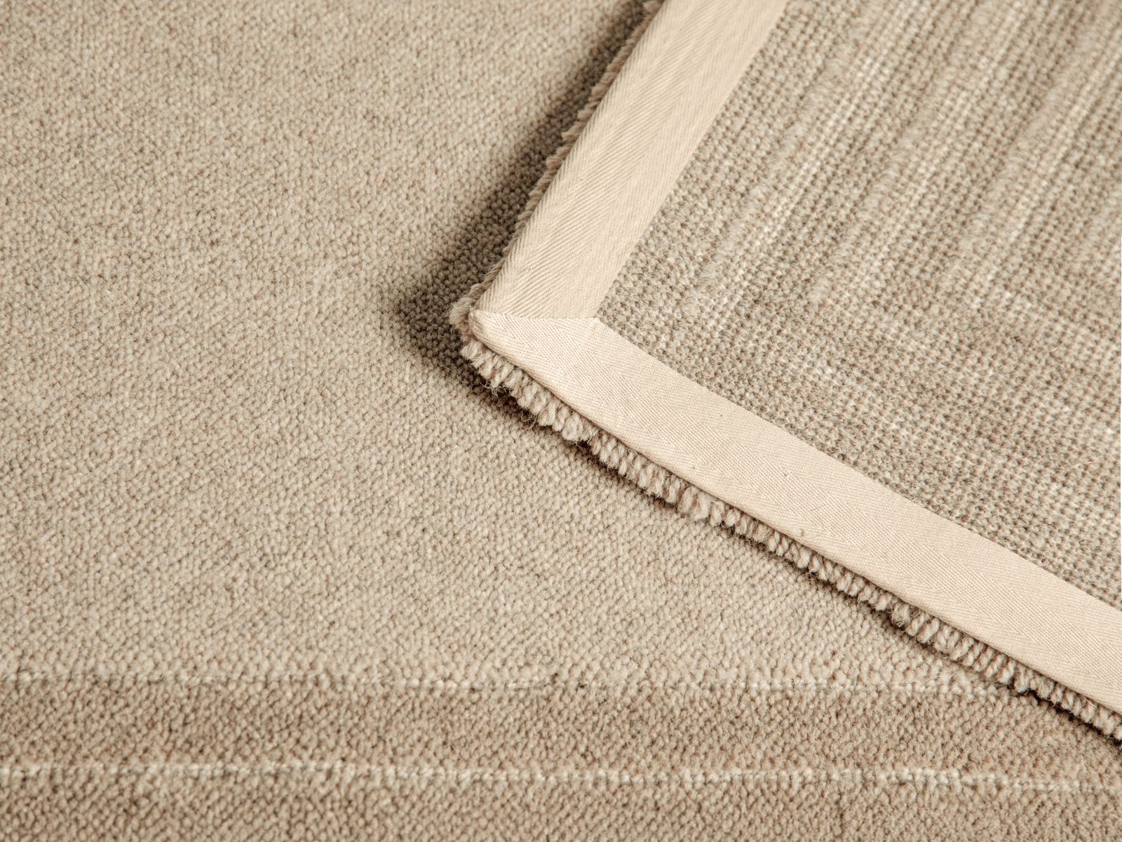Teppich Wool Beige Kotto — Detailansicht