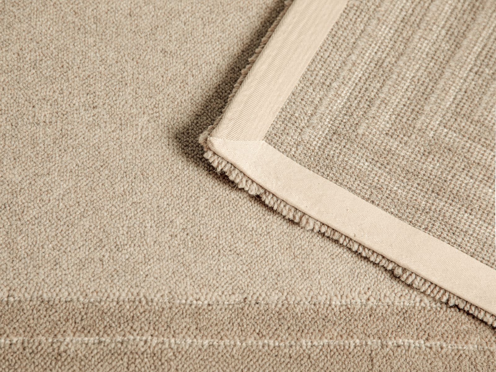 Teppich Wool Beige Kotto — Detailansicht