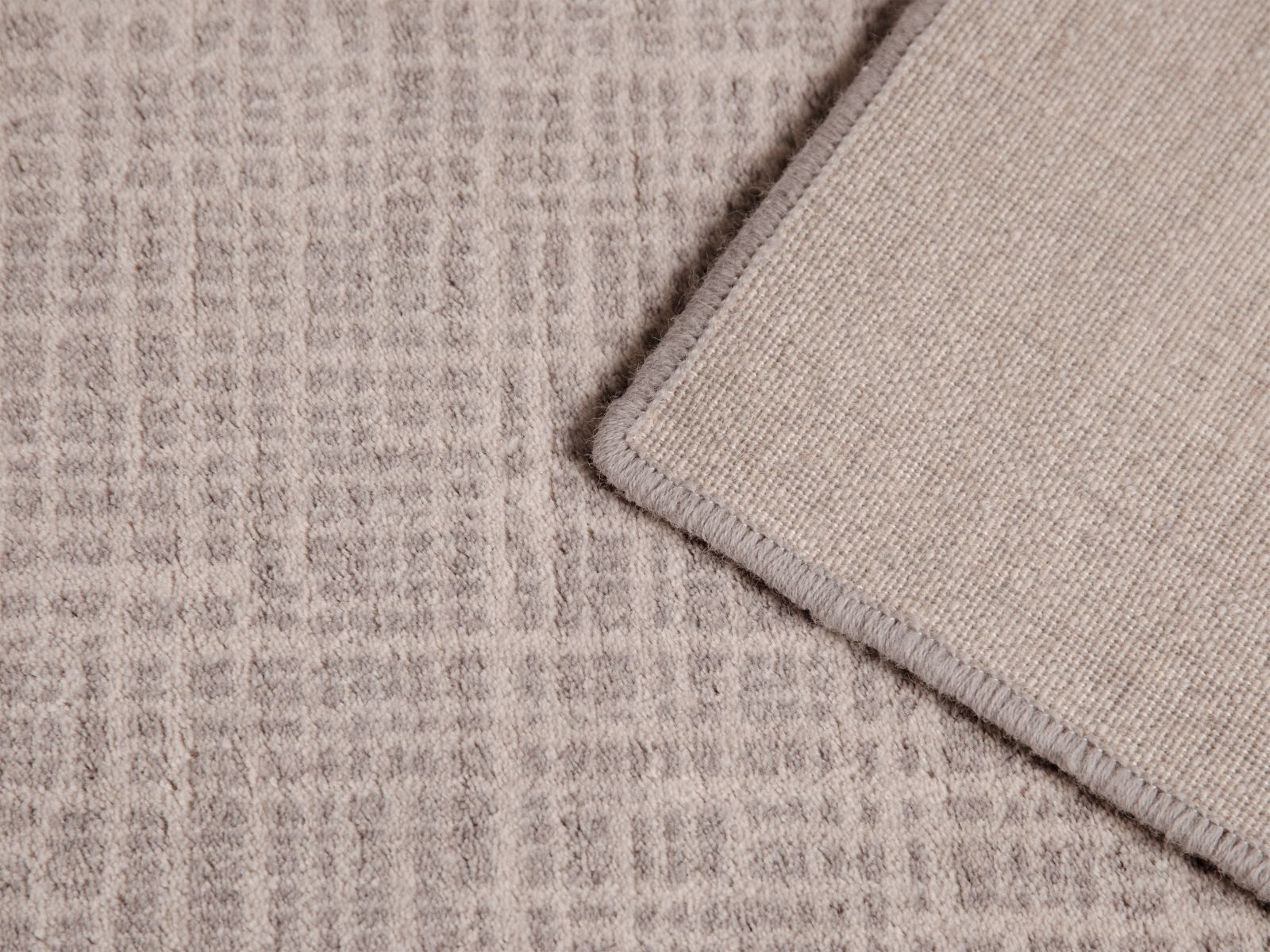 Teppich Wool Beige Rift — Detailansicht