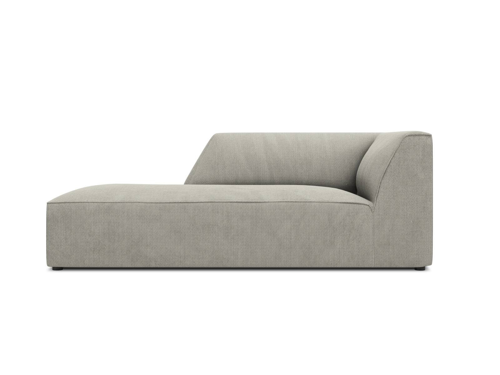 Ruby Chaise Longue, 93x180 cm — Light Grey / Left