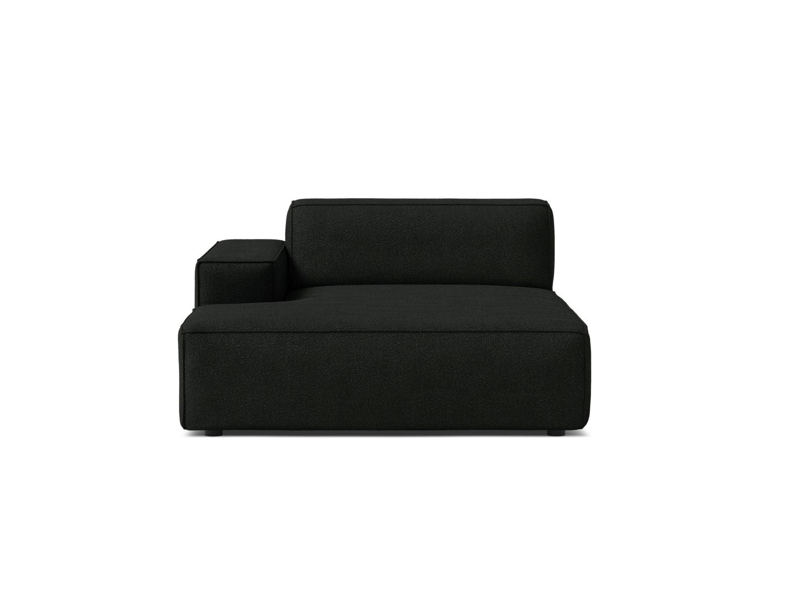 Jodie Chaise Longue, 102x162 cm — Black / Left