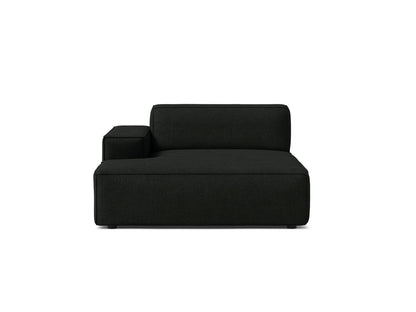 Chaiselongue Bouclé Beige Jodie — Black