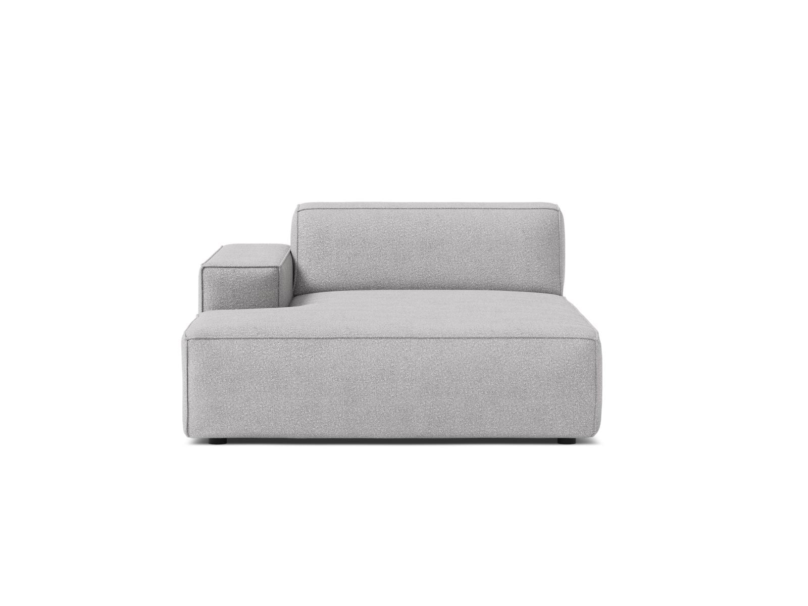 Jodie Chaise Longue, 102x162 cm — Light Grey / Left