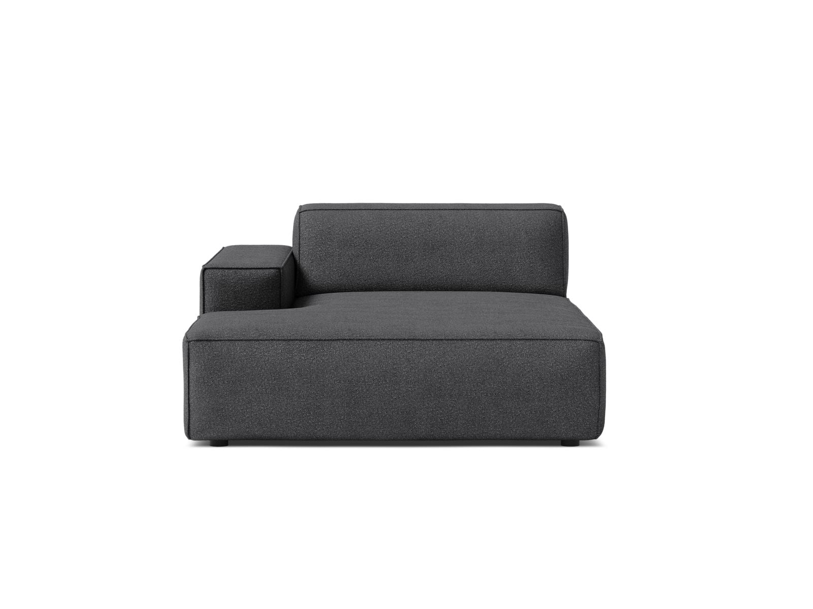 Jodie Chaise Longue, 102x162 cm — Dark Grey / Left