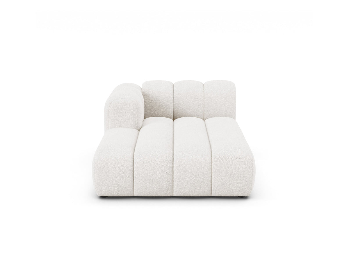 Lupine Chaise Longue, 2 Seats, 117x177 cm — White / Left