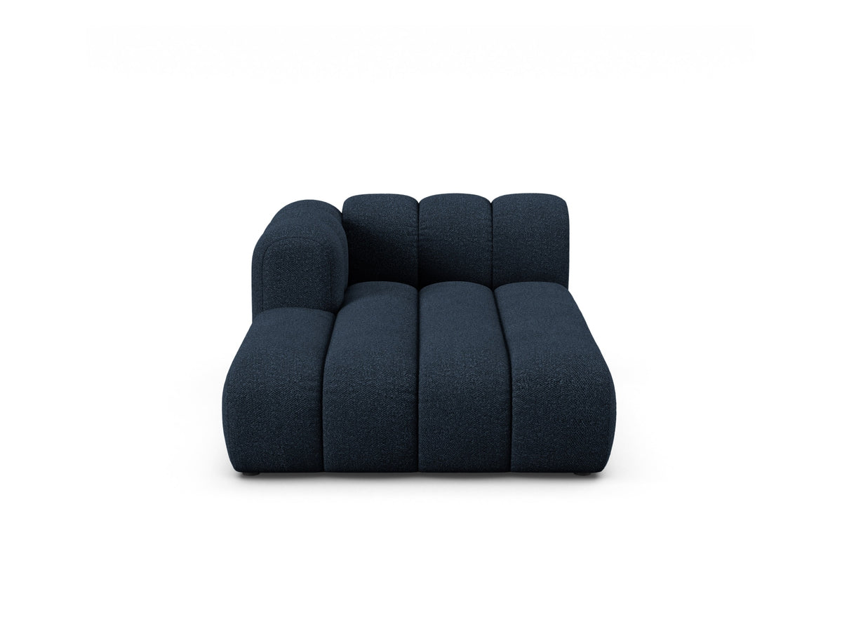 Lupine Chaise Longue, 2 Seats, 117x177 cm — Dark Blue / Left