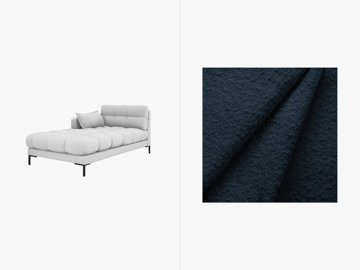 Mamaia Chaise Longue, 102x185 cm — Dark Blue / Left