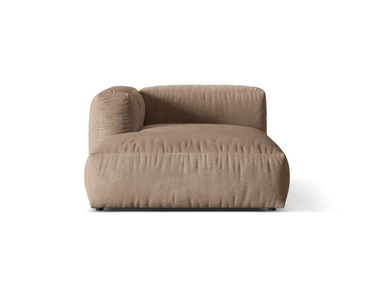 Martina Chaise Longue, 130x176 cm — Dark Beige / Left