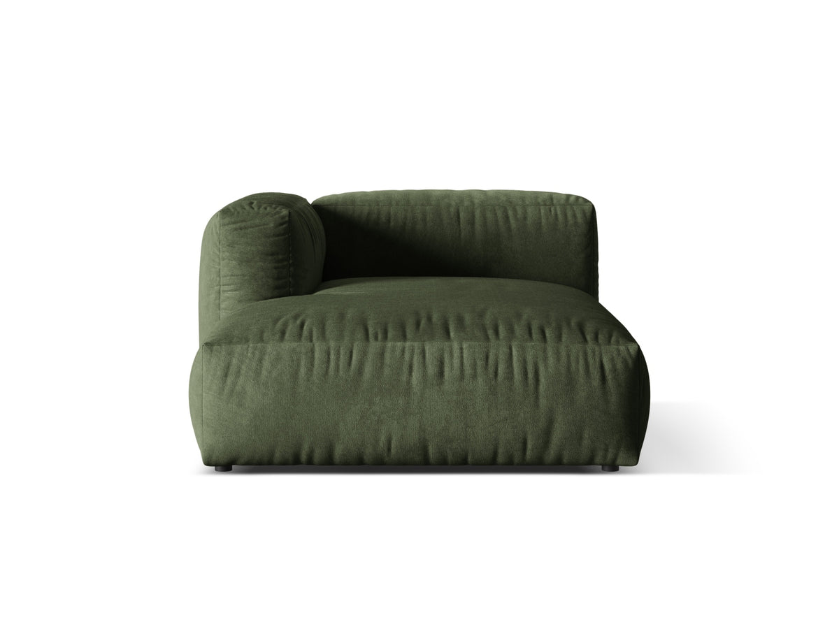 Martina Chaise Longue, 130x176 cm — Green / Left