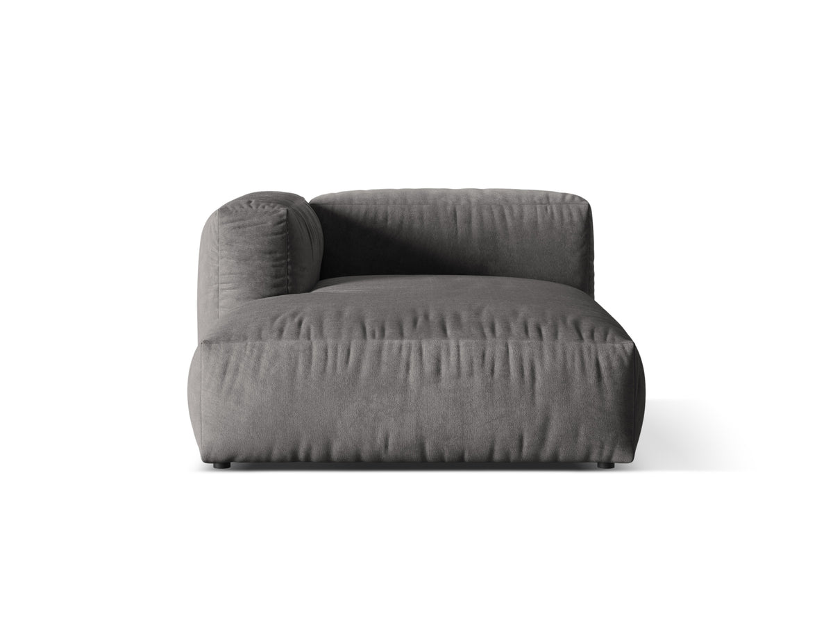 Martina Chaise Longue, 130x176 cm — Grey / Left