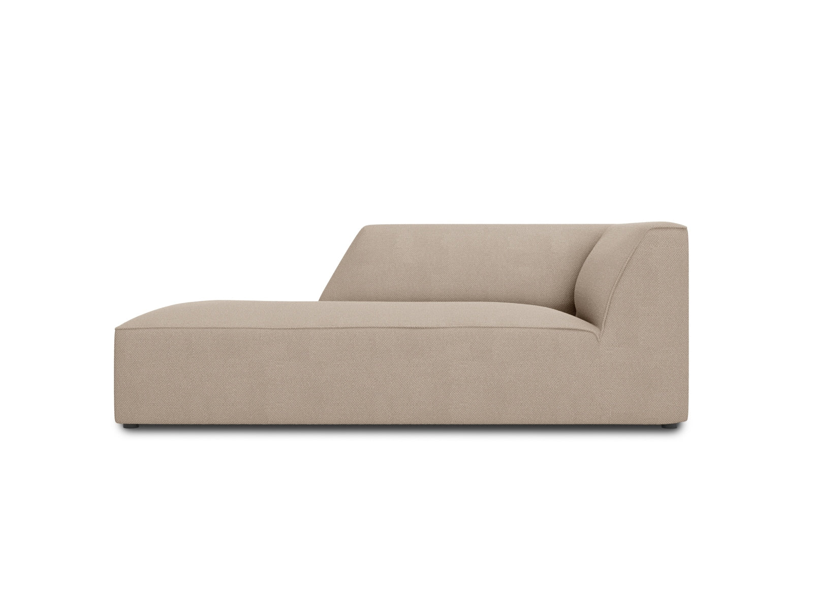 Ruby Chaise Longue, 93x180 cm — Dark Beige / Left