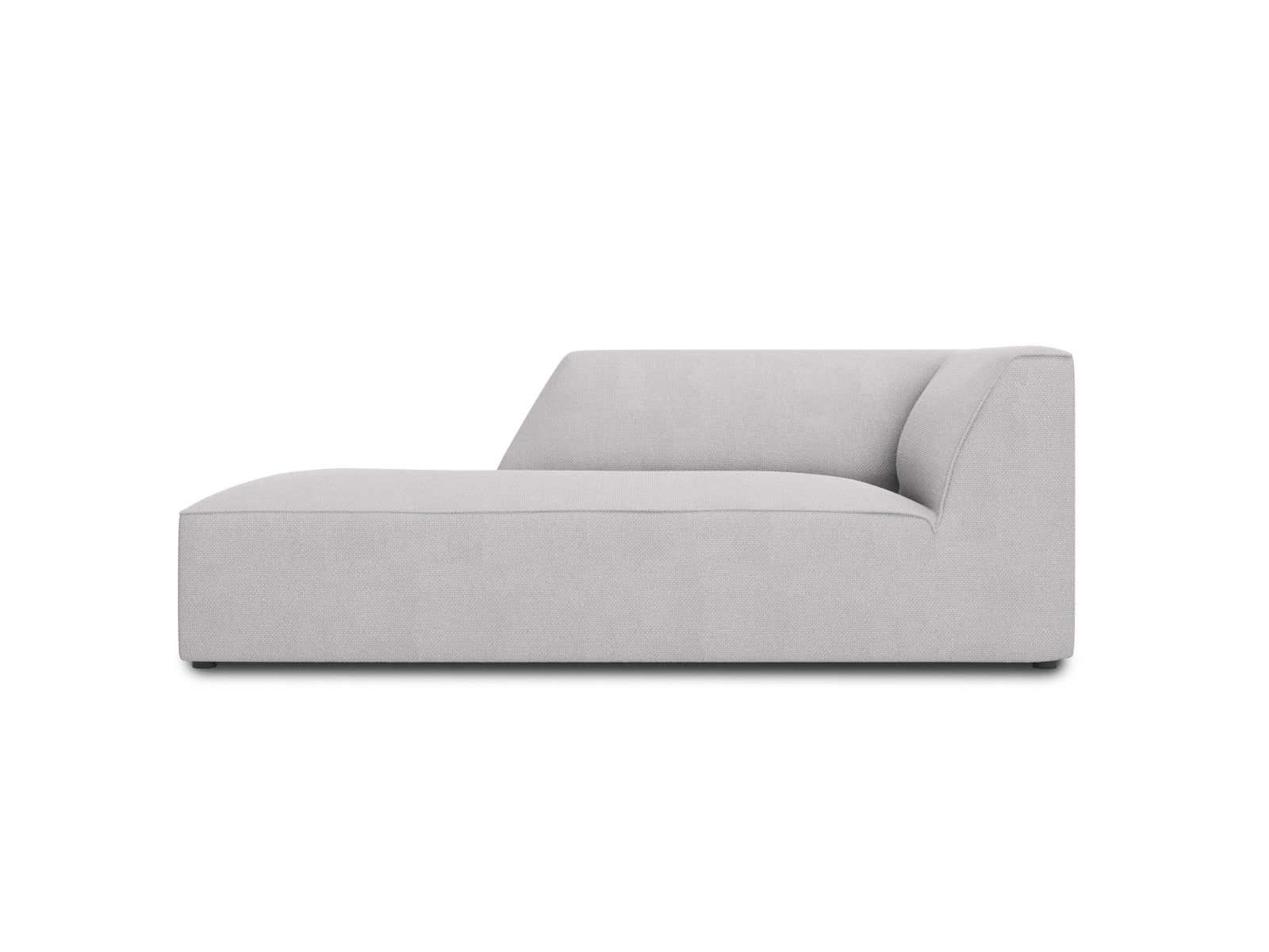 Ruby Chaise Longue, 93x180 cm — Light Grey / Left