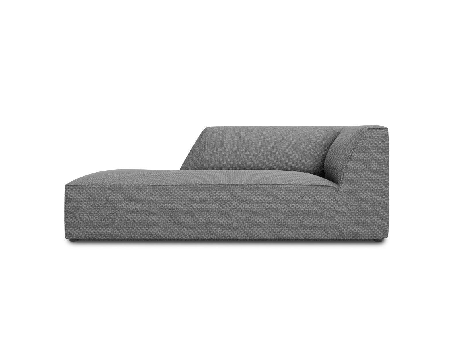 Ruby Chaise Longue, 93x180 cm — Grey / Left