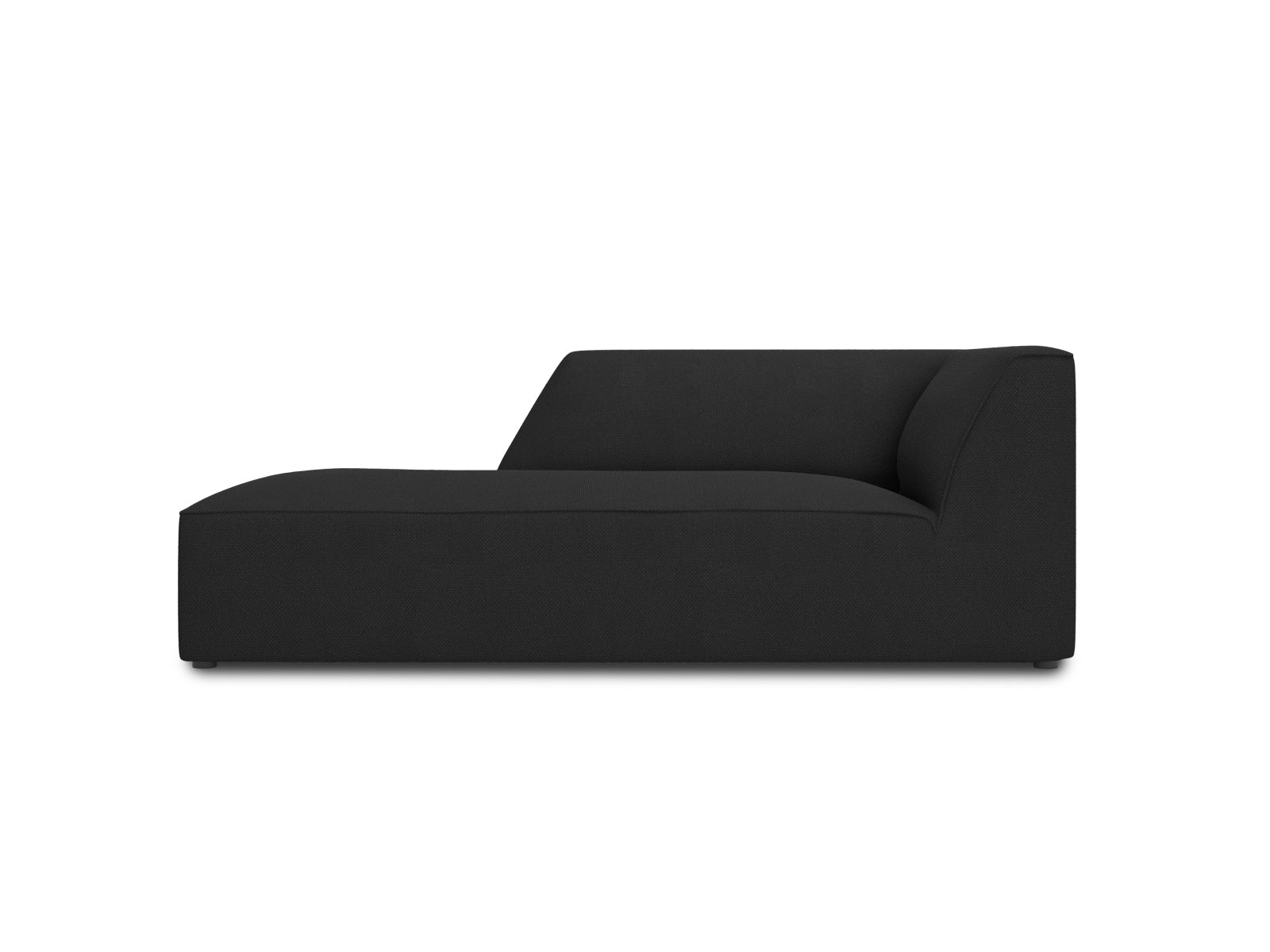 Ruby Chaise Longue, 93x180 cm — Black / Left