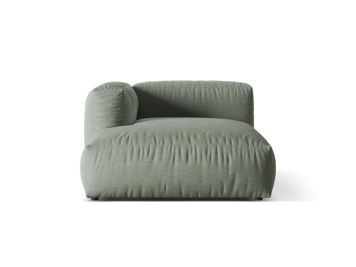 Martina Chaise Longue, 130x176 cm — Moss Green / Left