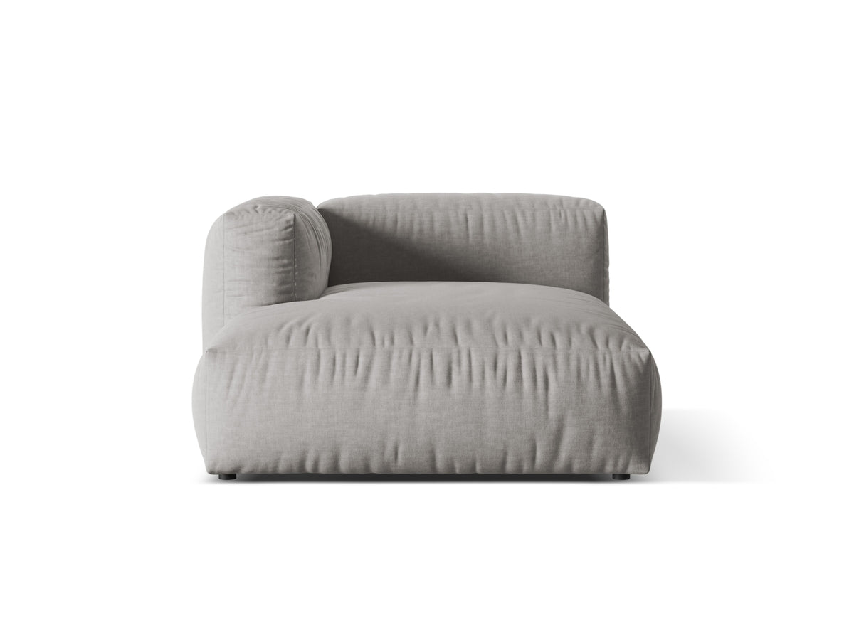 Martina Chaise Longue, 130x176 cm — Light Grey / Left