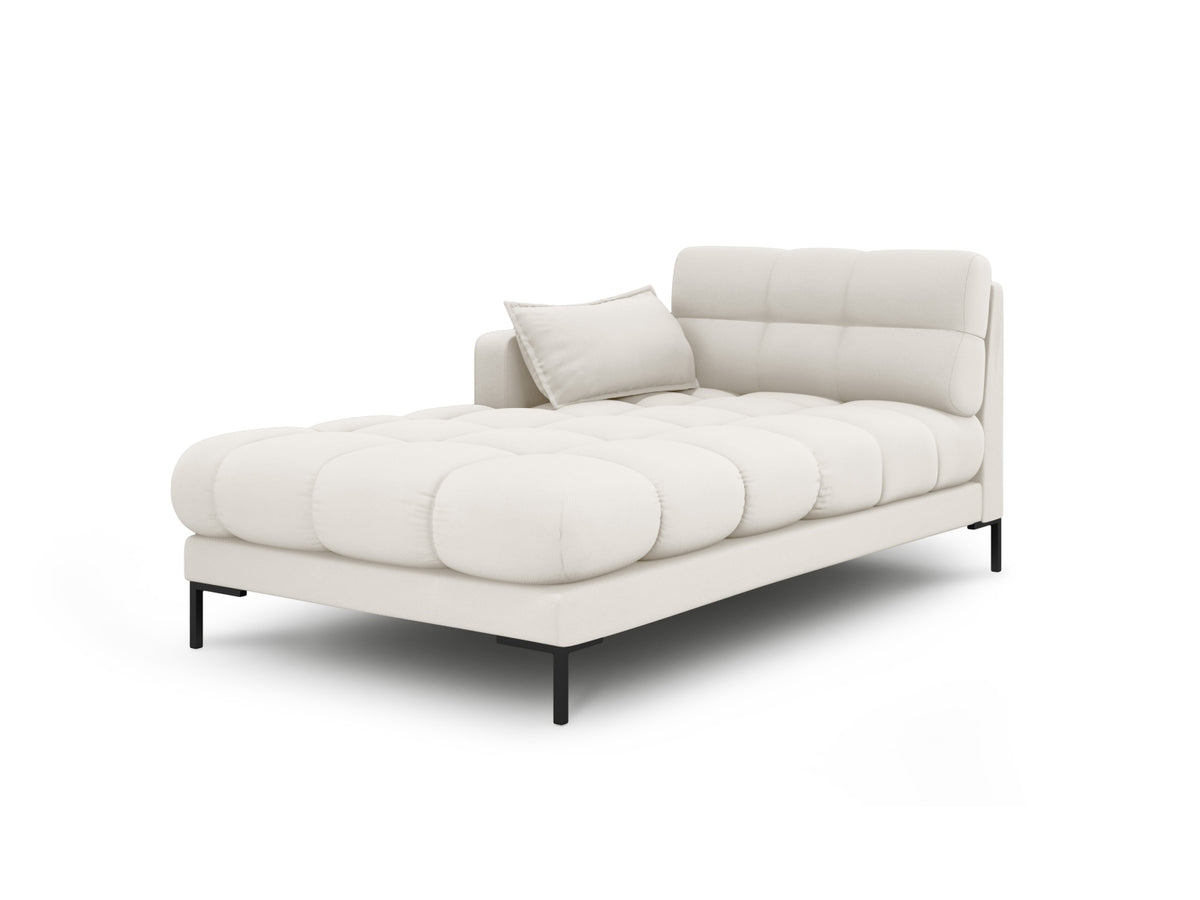 Mamaia Chaise Longue, 102x185 cm — Light Beige / Left