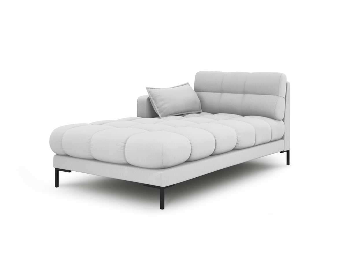 Mamaia Chaise Longue, 102x185 cm — Light Grey / Left