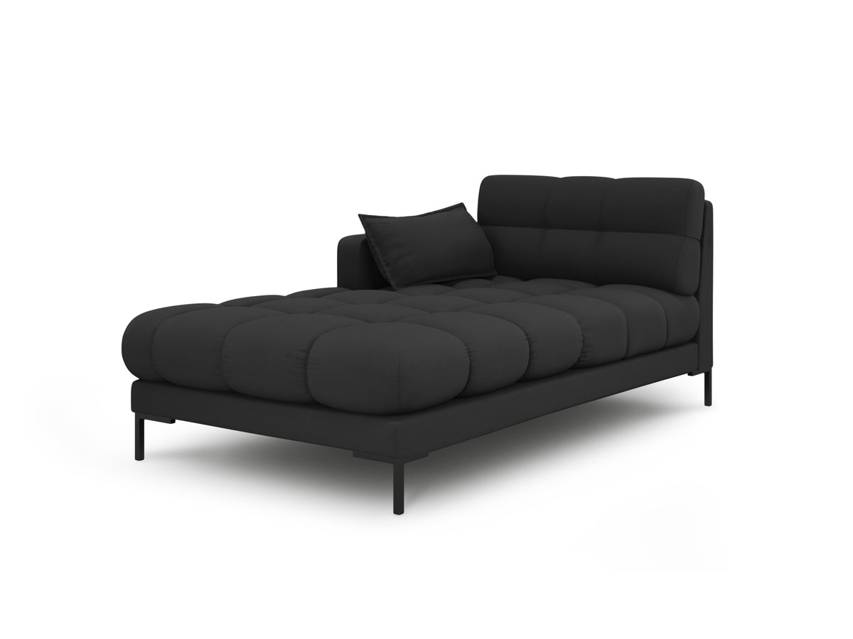 Mamaia Chaise Longue, 102x185 cm — Dark Grey / Left
