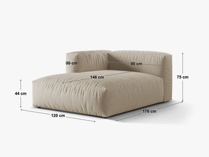Chaiselongue Cord Acorn Martina — Ansicht 6