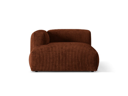 Chaiselongue Cord Acorn Martina — Brick