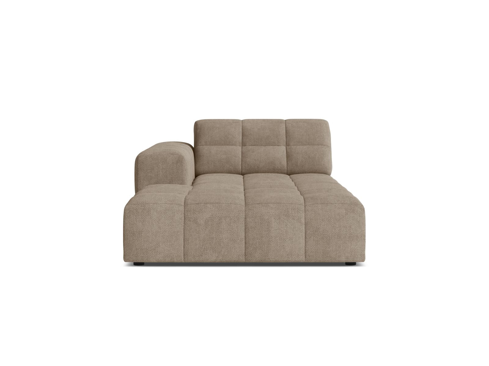 Jennifer Chaise Longue, 108x167 cm — Dark Beige / Left
